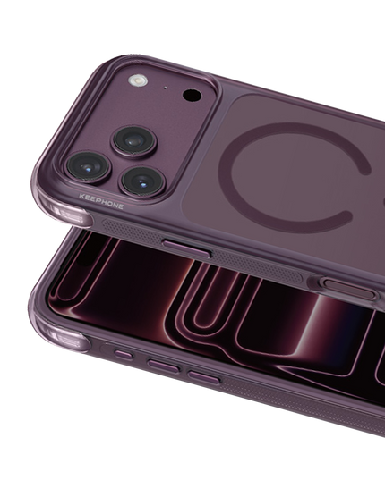 iPhone 18 Pro Max/17 Pro Max Monica Airbag Magsafe Kapak Kılıf - Bordo 2