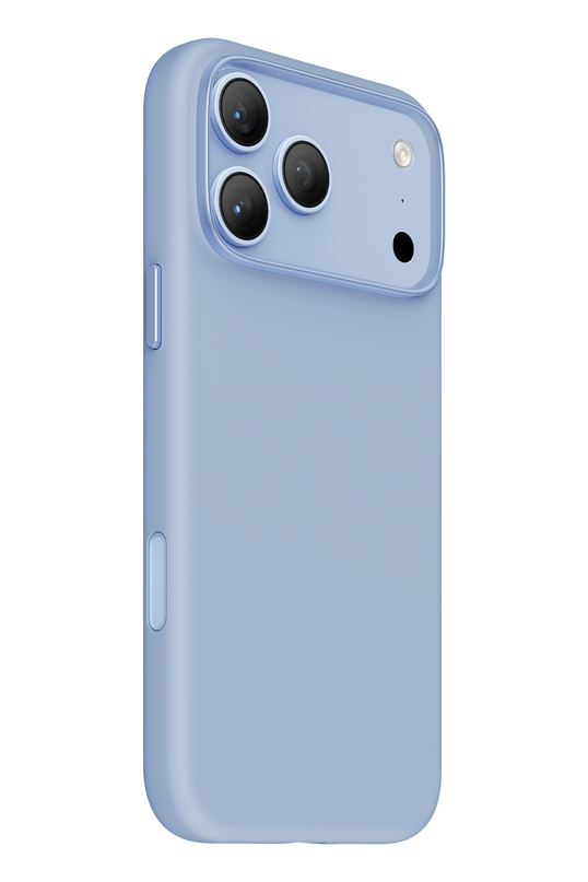 iPhone 18 Pro Max/17 Pro Max Rosana Silikon Kılıf - Açık Mavi