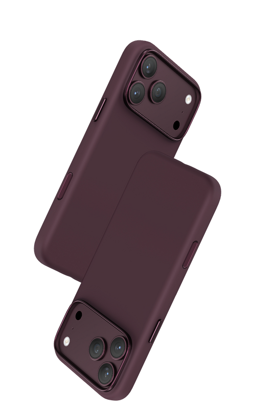 iPhone 18 Pro Max/17 Pro Max Rosana Silikon Kılıf - Bordo 2