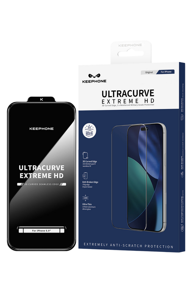 iPhone 18 Pro Max UltraCurve Extreme HD Cam Ekran Koruyucu