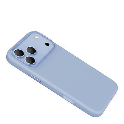 iPhone 18 Pro/17 Pro Rosana Silikon Kılıf - Açık Mavi 3