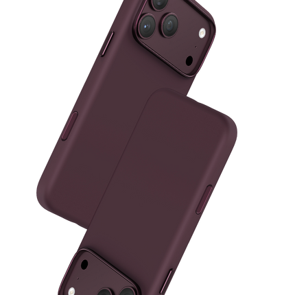 iPhone 18 Pro/17 Pro Rosana Silikon Kılıf - Bordo 2
