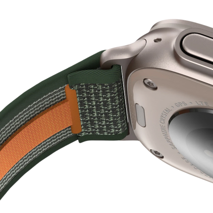 Watch Ultra 2 49mm Musse Kumaş Kordon - Koyu Yeşil 5