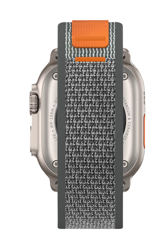 Watch Ultra 2 49mm Musse Kumaş Kordon - Siyah 8