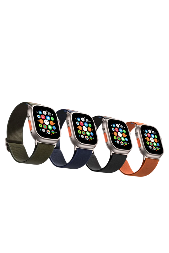 Watch Ultra 2 49mm Navas Kumaş Kordon - Koyu Yeşil 6