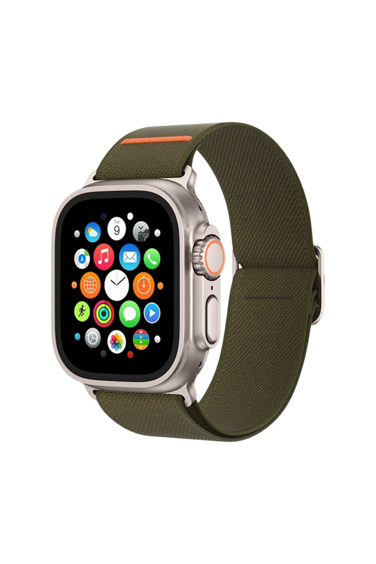 Watch Ultra 2 49mm Navas Kumaş Kordon - Koyu Yeşil