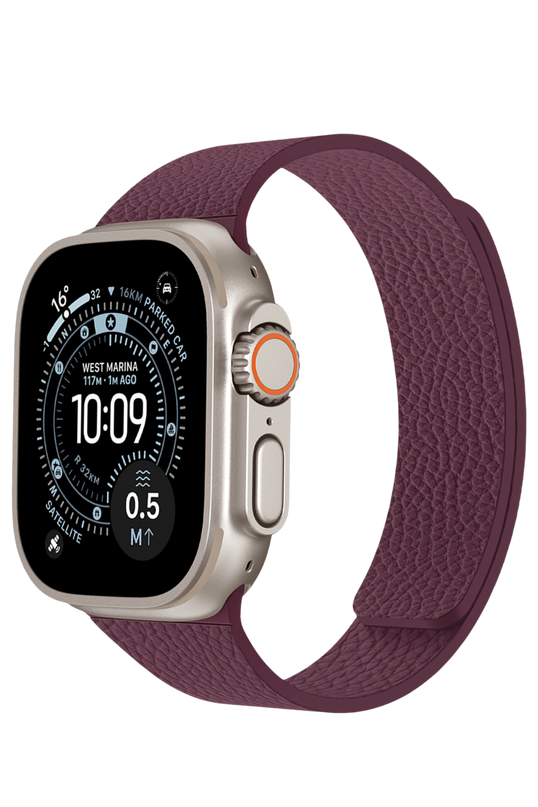 Watch Ultra 49mm Lycucci Kordon - Bordo