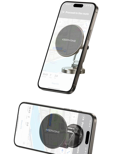 MagHold CR106 Yapışkanlı 360 Derece Ayarlanabilir Manyetik Magsafe Telefon Tutucu - Turuncu 3