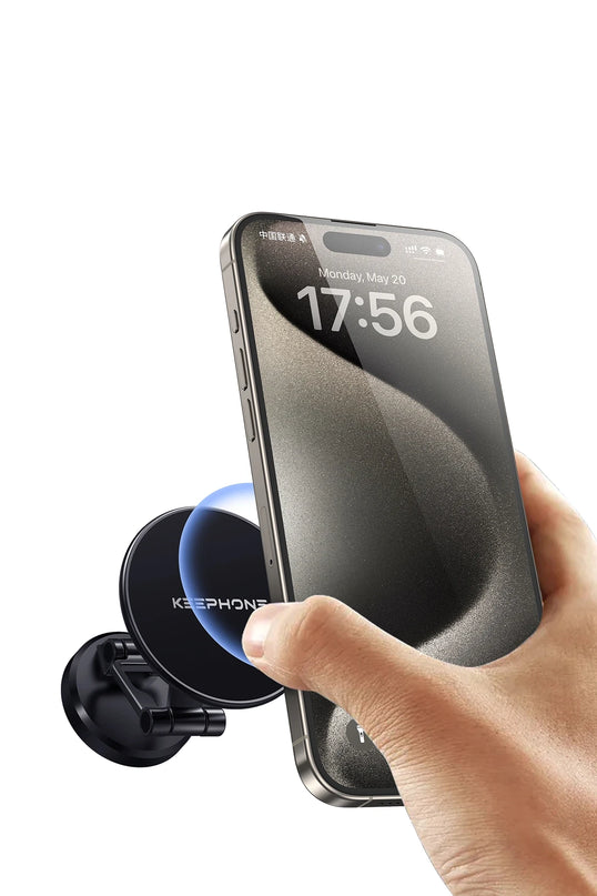 MagHold CR106 Yapışkanlı 360 Derece Ayarlanabilir Manyetik Magsafe Telefon Tutucu - Turuncu 2