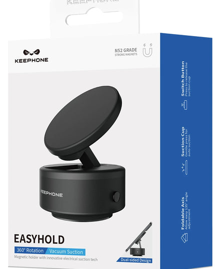 CR107 Vantuzlu 360 Derece Ayarlanabilir Kablosuz Şarj Destekli Manyetik Magsafe Telefon Tutucu - Koyu Gri 8