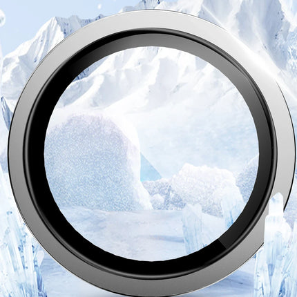 iPhone 14 Pro Max Capital Alüminyum AR Kamera Lens Koruyucu - Gümüş 2