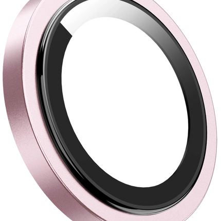 iPhone 15 Capital Alüminyum AR Kamera Lens Koruyucu - Pembe