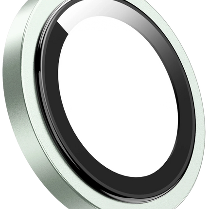 iPhone 15 Capital Alüminyum AR Kamera Lens Koruyucu - Yeşil