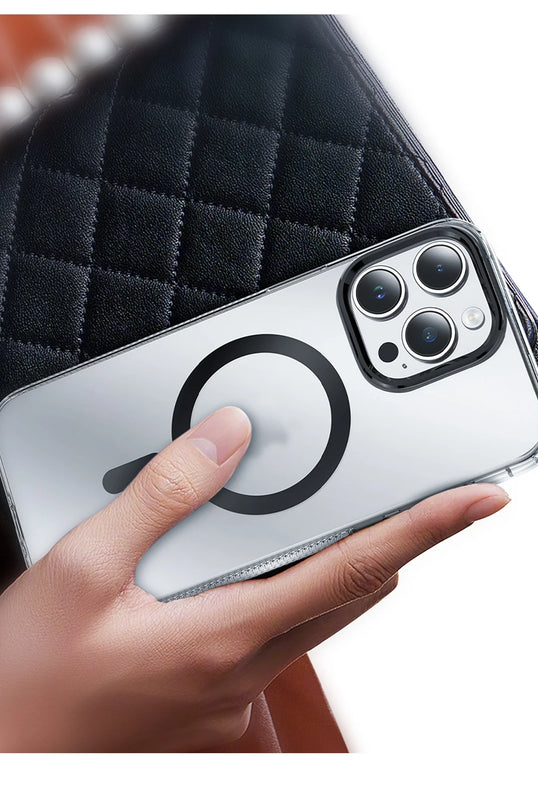 iPhone 15 Dazzle Pro Matte Magsafe Kılıf - Çöl Titanyum 3