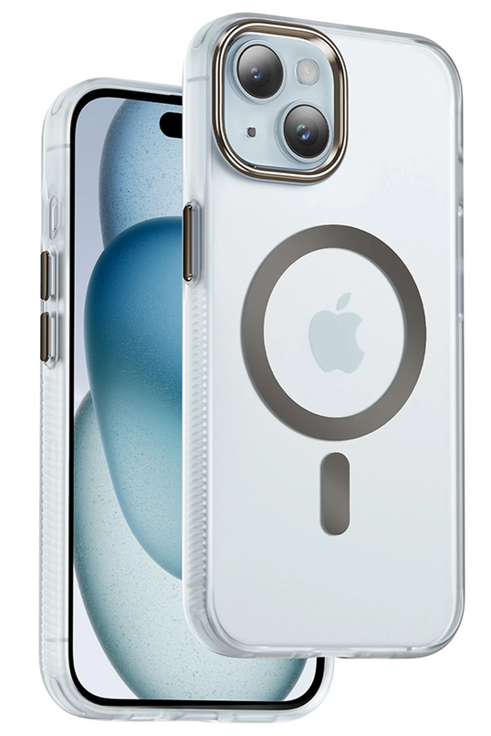 iPhone 15 Dazzle Pro Matte Magsafe Kılıf - Çöl Titanyum