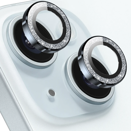 iPhone 15 Maria Simli Kamera Lens Koruyucu - Açık Mavi