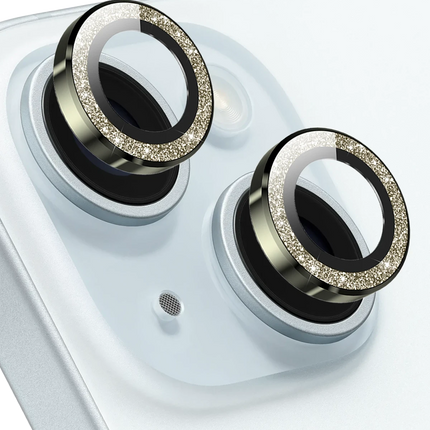 iPhone 15 Maria Simli Kamera Lens Koruyucu - Açık Sarı