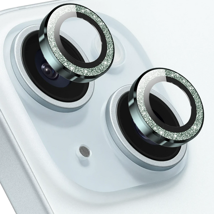 iPhone 15 Maria Simli Kamera Lens Koruyucu - Açık Yeşil