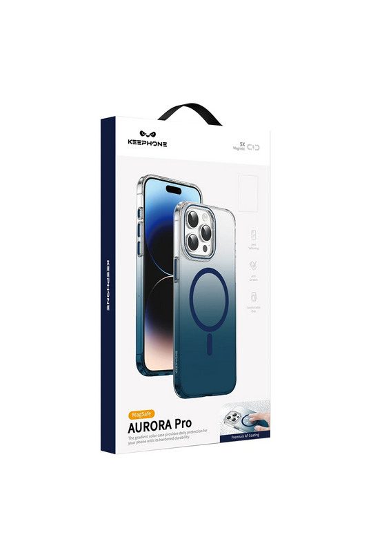 iPhone 15 Pro Max Aurora Pro Magsafe Kılıf - Mor 5