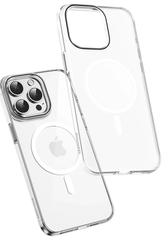 iPhone 15 Pro Max Aurora Şeffaf Magsafe Kılıf - Şeffaf 2