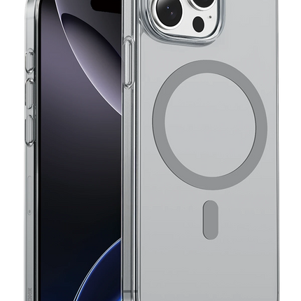 iPhone 15 Pro Max X-Crystal Slim Magsafe Kılıf - Natural Grey