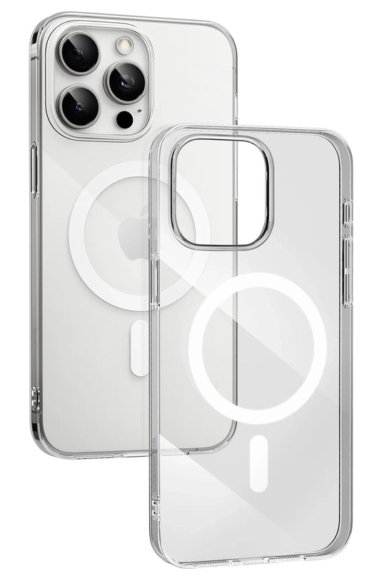 iPhone 15 Pro Max X-Crystal Slim Magsafe Kılıf - Şeffaf 2