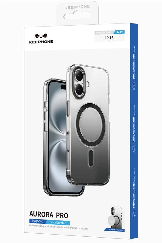 iPhone 16 Aurora Pro Magsafe Kılıf - Siyah 5