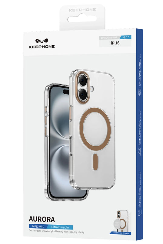iPhone 16 Aurora Şeffaf Magsafe Kılıf 5