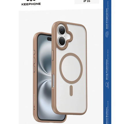 iPhone 16 Mago Pro Magsafe Kılıf - Çöl Titanyum 4