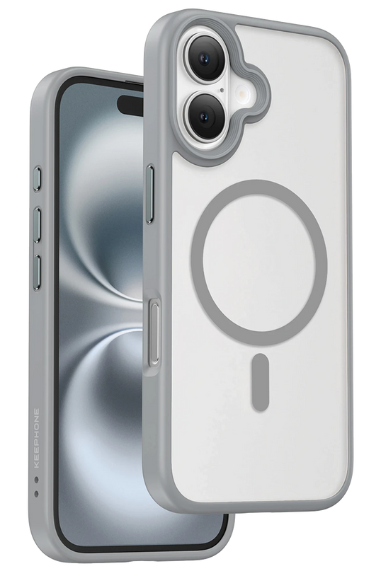 iPhone 16 Mago Pro Magsafe Kılıf - Natural Grey