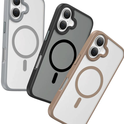 iPhone 16 Mago Pro Magsafe Kılıf - Natural Grey 3