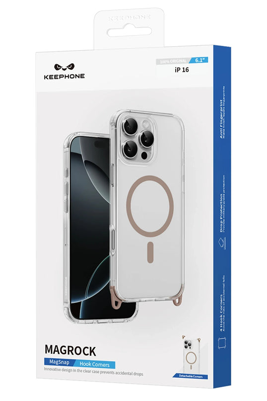 iPhone 16 MagRock Magsafe Kılıf - Beyaz 4