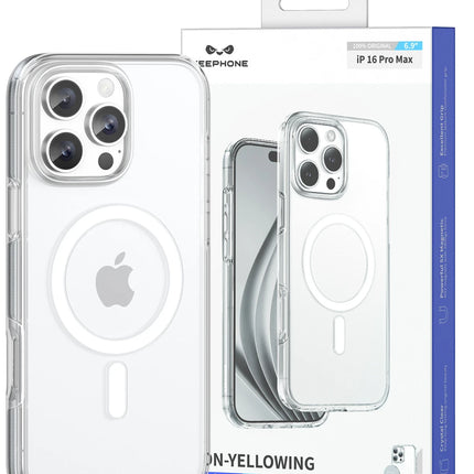 iPhone 16 Non Yellow Şeffaf Magsafe Kılıf 3