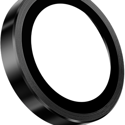 iPhone 16 Pro Max 3D Spiral Alüminyum AR Kamera Lens Koruyucu - Siyah
