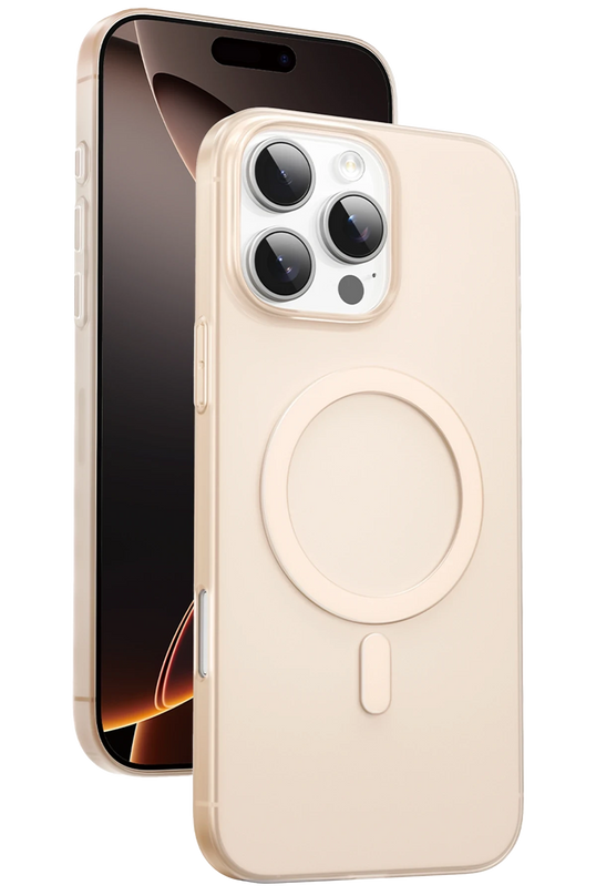 iPhone 16 Pro Max AirSkin Pro Magsafe Kılıf - Çöl Titanyum