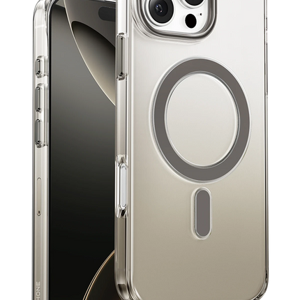 iPhone 16 Pro Max Aurora Pro Magsafe Kılıf - Natural Grey