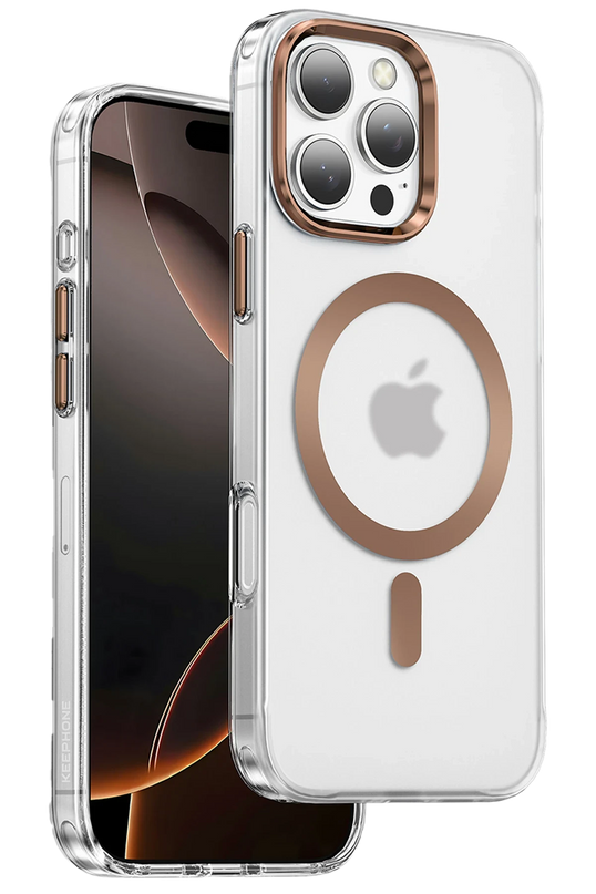 iPhone 16 Pro Max Dazzle Pro Matte Magsafe Kılıf - Çöl Titanyum