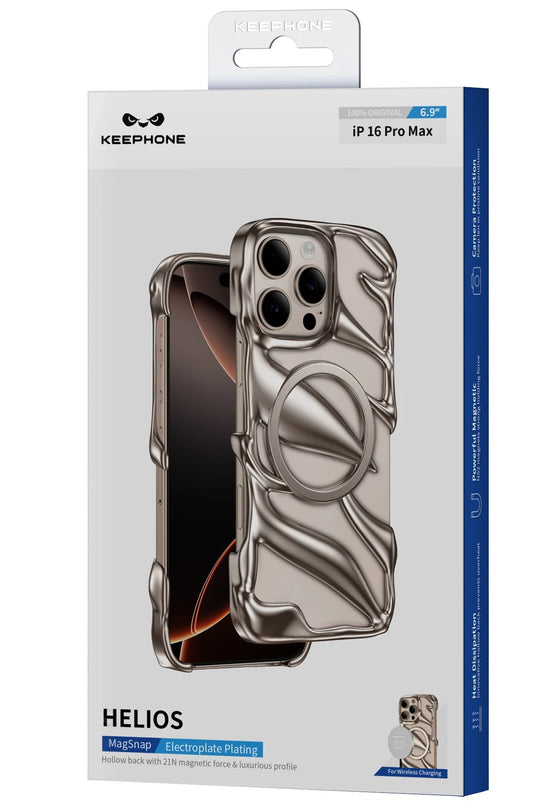 iPhone 16 Pro Max Helios Magsafe Kılıf - Beyaz 5