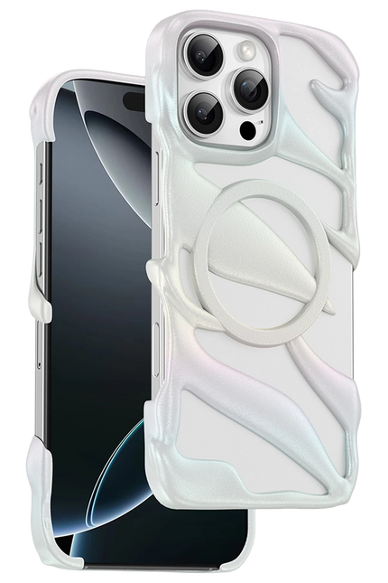 iPhone 16 Pro Max Helios Magsafe Kılıf - Beyaz