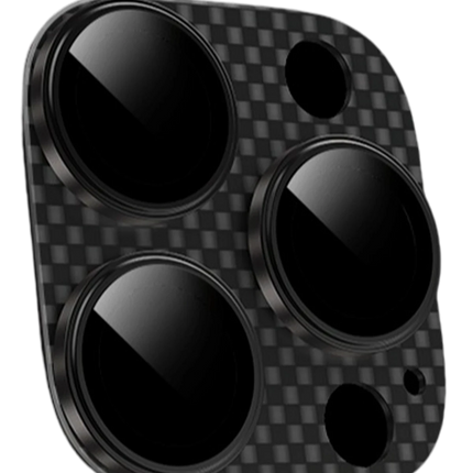 iPhone 16 Pro Max Kevlar Kamera Lens - Siyah