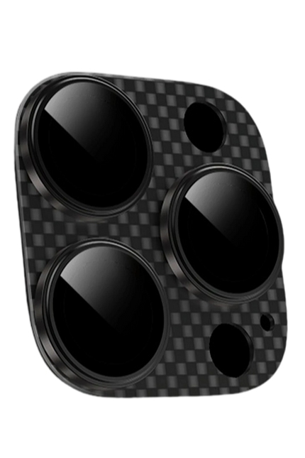 iPhone 16 Pro Max Kevlar Kamera Lens - Siyah