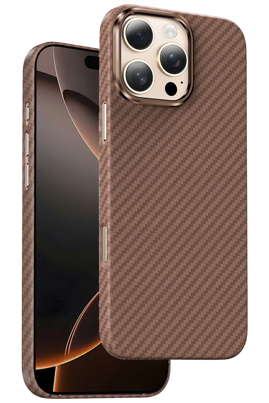 iPhone 16 Pro Max Kevlar Magsafe Kılıf - Çöl Titanyum