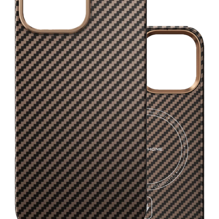 iPhone 16 Pro Max Kevlar Magsafe Kılıf - Çöl Titanyum 2