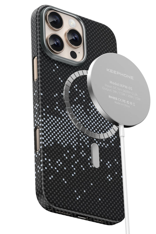 iPhone 16 Pro Max Kevlar Seanova Magsafe Kılıf - Yıldız Işığı 2