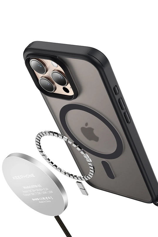 iPhone 16 Pro Max MagArmor Magsafe Kılıf - Çöl Titanyum 3