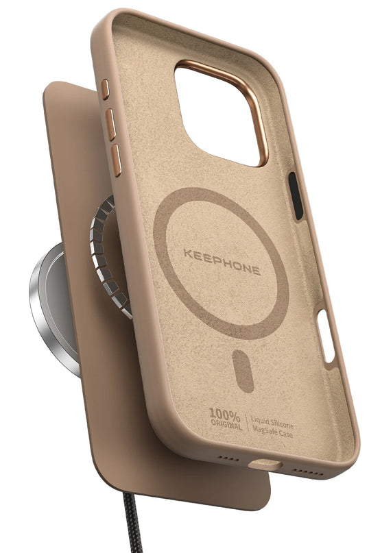 iPhone 16 Pro Max Rosana Silikon Kılıf - Natural Grey 4