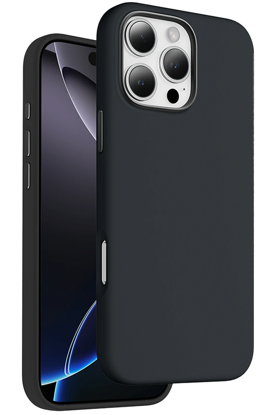 iPhone 16 Pro Max Rosana Silikon Kılıf - Siyah