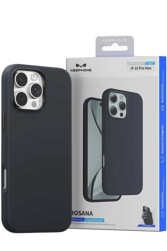 iPhone 16 Pro Max Rosana Silikon Kılıf - Siyah 5