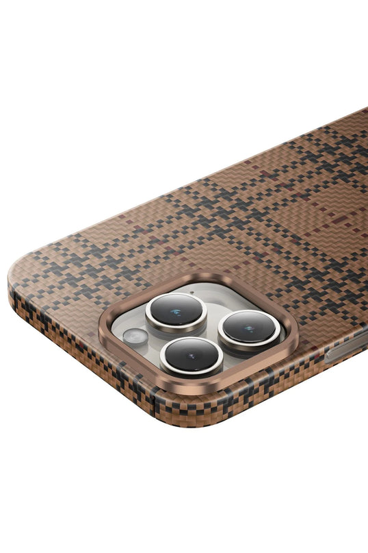 iPhone 16 Pro Max Scots Kevlar Magsafe Kılıf - Çöl Titanyum 3
