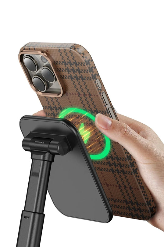 iPhone 16 Pro Max Scots Kevlar Magsafe Kılıf - Çöl Titanyum 4